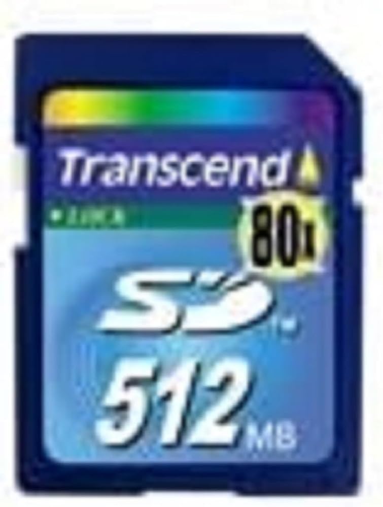 Amazon | Transcend SDカード 80倍速 512MB TS512MSD80